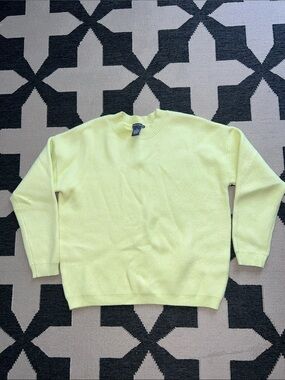 Chelsea and Theodore Light Yellow Knit Sweater